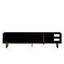 Hanah Home Soporte de TV Luga Negro y Roble